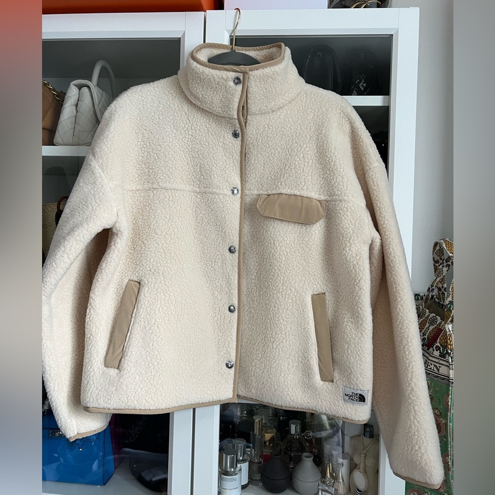 The North Face women’s Cragmont Fleece Jacket - Ivory / beige